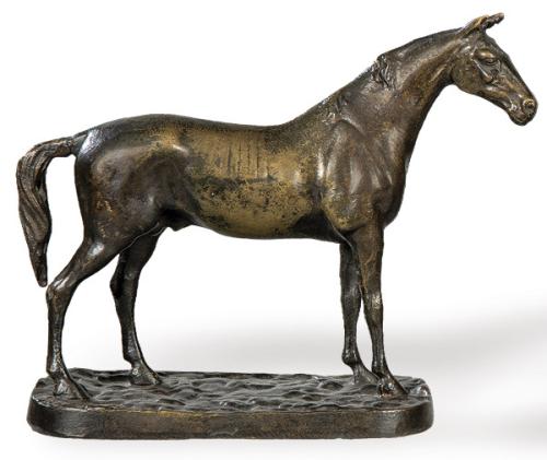  "Caballo" en bronce patinado, pp. S. XX.