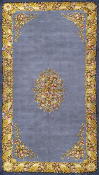  Gran alfombra de Miguel Stuyck en lana diseño Savonnerie